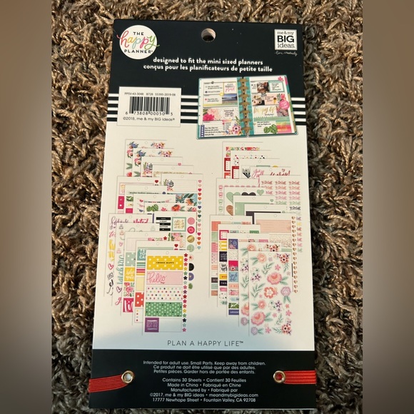 The Happy Planner “Happy Illustrations” Sticker Book - Picture 2 of 5